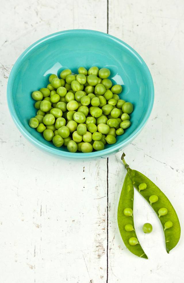 青绿色的健康豌豆美图