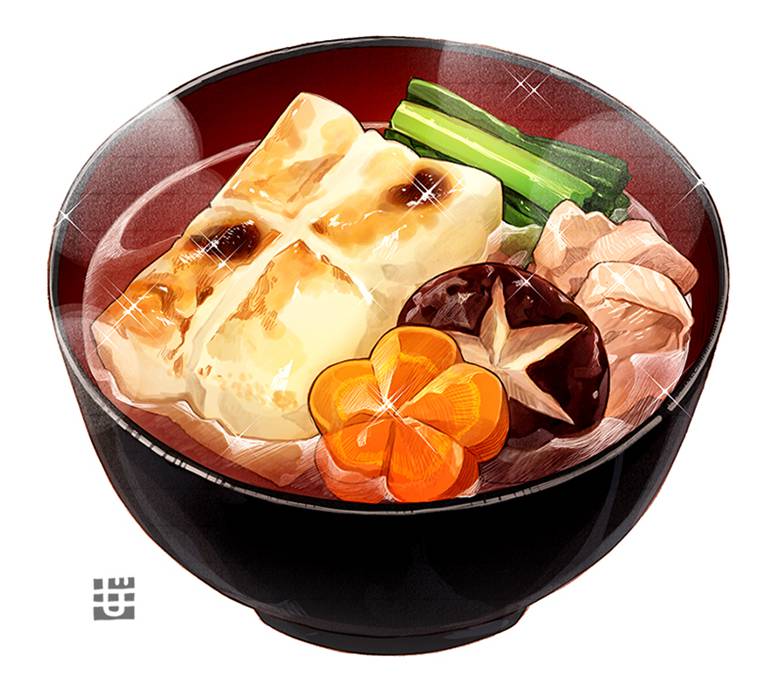 超诱人的日本料理美食插画